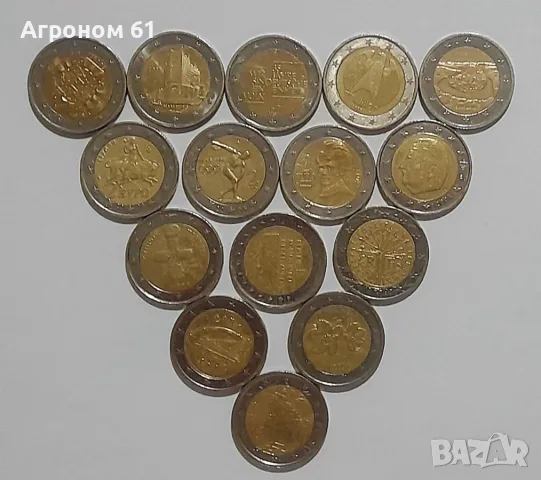 Монети 2 евро от различни държави, снимка 3 - Нумизматика и бонистика - 56071488