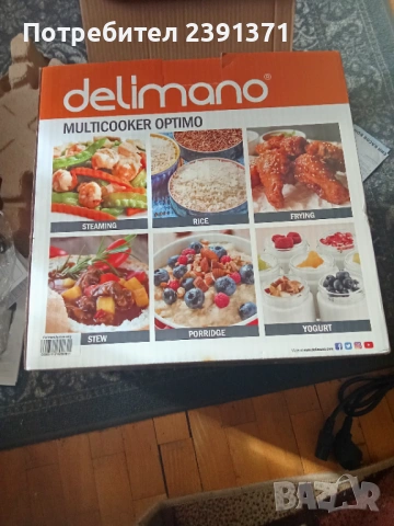 Продавам мултикукер Делимано Optima 5l, снимка 5 - Съдове за готвене - 53476663