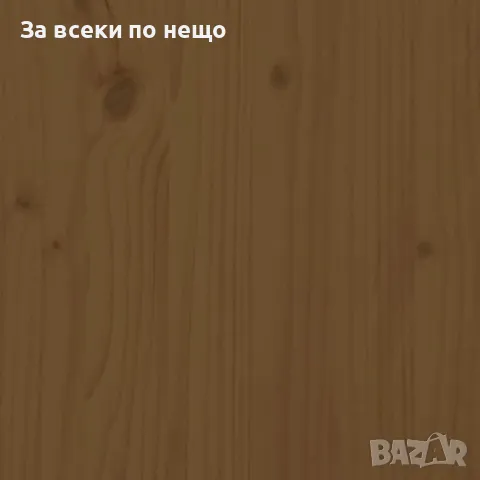 Нощно шкафче, меденокафяво, 60x34x51 см, борово дърво масив, снимка 4 - Шкафове - 47826238