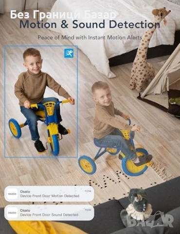 Нови 2 броя WiFi вътрешна камера 2K 3MP, Wi-Fi 6, нощно виждане, Alexа, снимка 5 - Други - 53573463