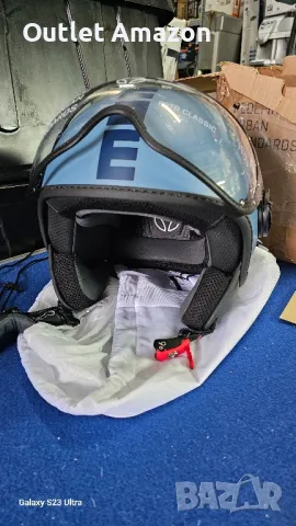 Отворена каска за мотоциклети и скутери, за мъже и жени Momodesign

, снимка 7 - Аксесоари и консумативи - 49656915