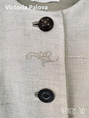 Скъпо сако PETRESSA груб лен, снимка 7 - Сака - 39319009