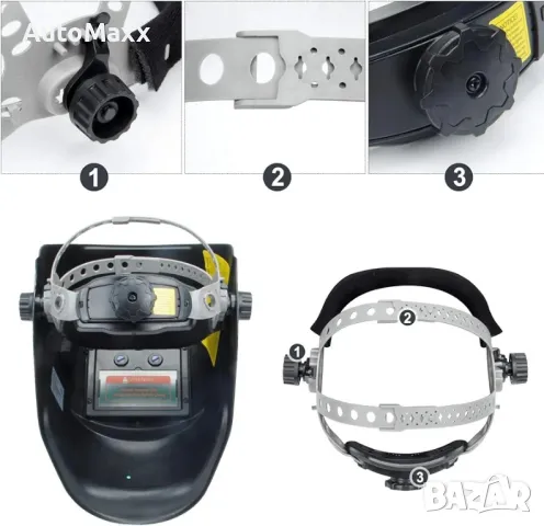 Соларна маска за заваряване Yorbay, снимка 6 - Други инструменти - 50225211