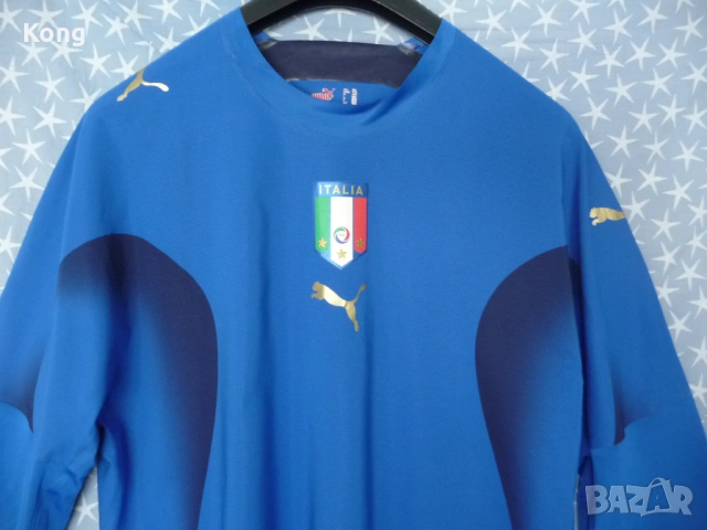 винтидж фланелка Италия Найки дълъг ръкав Nike ITALIA Puma Basel Швейцария футболна тениска , снимка 5 - Футбол - 53771764