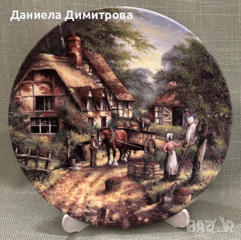 Декоративни чинии от поредицата “Country Days” от Chris Howells, Wedgwood, снимка 5 - Други - 50695733