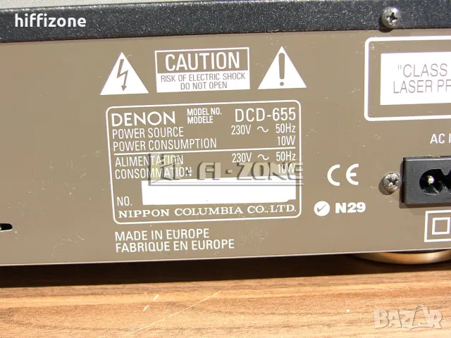 CD Denon dcd-655, снимка 8 - Ресийвъри, усилватели, смесителни пултове - 47889917