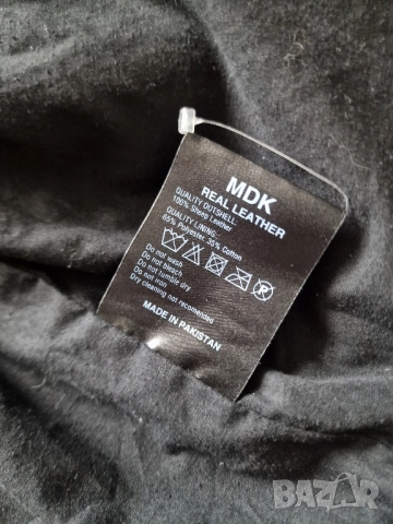 Страхотно дамско кожено яке MDK размер 38 , естествена кожа,, снимка 6 - Якета - 52475395
