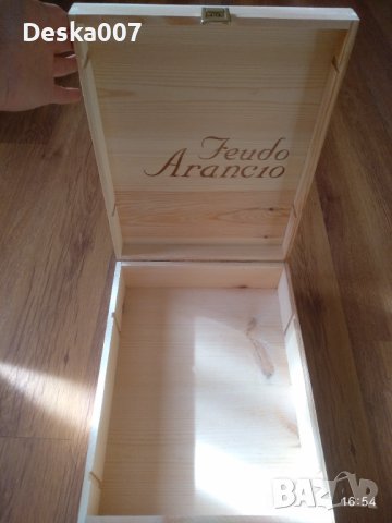 Дървена кутия за вино , снимка 3 - Други ценни предмети - 42203282