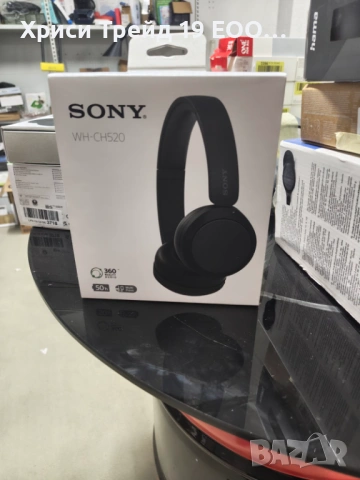 Нови Sony WH-CH520 Wireless Слушалки (50ч Батерия)