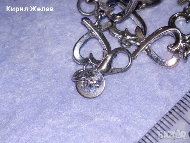 ШАРМАНТНА ДИЗАЙНЕРСКА ПОСРЕБРЕНА АРТ ГРИВНА от БЛАГОРОДНА СТОМАНА с ПЕЧАТ 925 За ПОСРЕБРЯВАНЕ 38734, снимка 6 - Гривни - 41741242