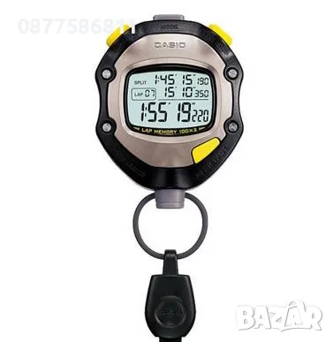 █▬█ █ ▀█▀НОВ ПРОФЕСИОНАЛЕН ХРОНОМЕТЪР CASIO HS-70W-1 HS-80TW-1EF ХРОНОМЕТРИ КАСИО ЗАСИЧАНЕ НА ВРЕМЕ 