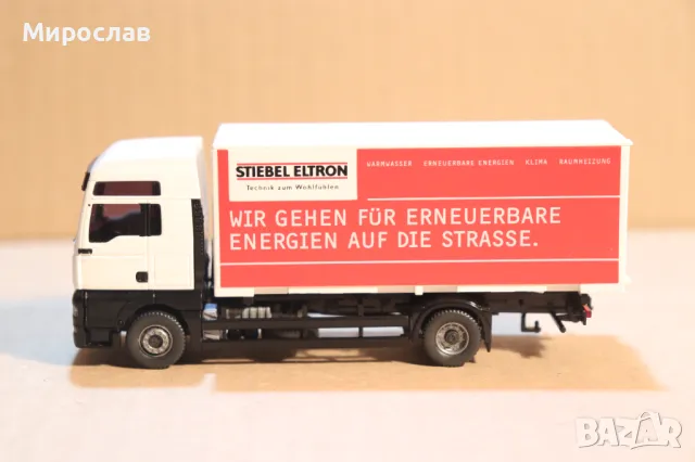 WIKING 1:87 H0 MAN TGA КОЛИЧКА МОДЕЛ КАМИОН ТИР