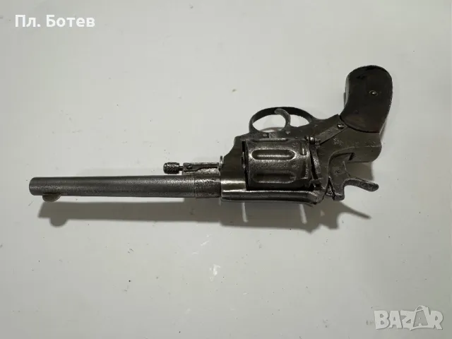 Много рядък девет заряден револвер, пистолет, снимка 9 - Антикварни и старинни предмети - 48981913