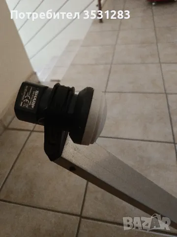 Сателитна чиния с конвертор и скоба за монтаж, снимка 2 - Приемници и антени - 50201712