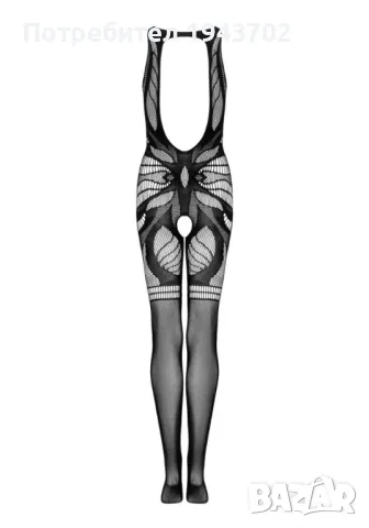 Еротично целокупно боди в черен цвят G331 Obsessive, снимка 6 - Бельо - 47558219