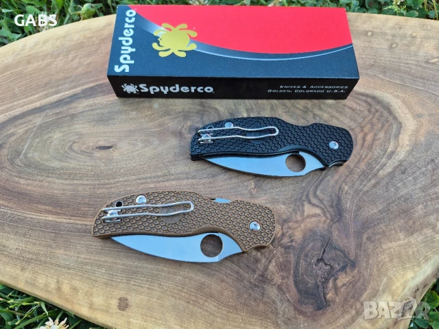 Сгъваем нож Spyderco Sage 5 C123,два цвята, снимка 4 - Ножове - 50798651
