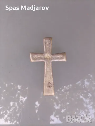 Бронзов кръст , снимка 4 - Антикварни и старинни предмети - 47564809