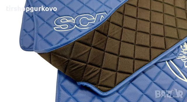 Кожени стелки за SCANIA R 2010-2016 година с три бродирани лога, снимка 11 - Аксесоари и консумативи - 39936844