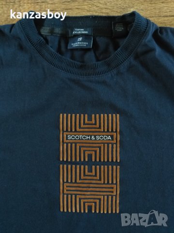 Scotch and soda - страхотна мъжка тениска , снимка 1 - Тениски - 41745699