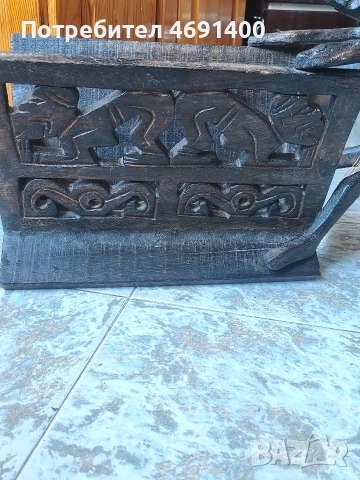 Дървена стойка за вестници и списания , снимка 6 - Други стоки за дома - 52935002