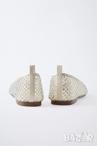 Балеринки с камъни на Zara , снимка 3 - Сандали - 53781668