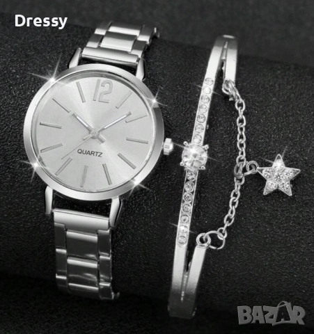 Дамски часовник с гривна , снимка 2 - Дамски - 52908872