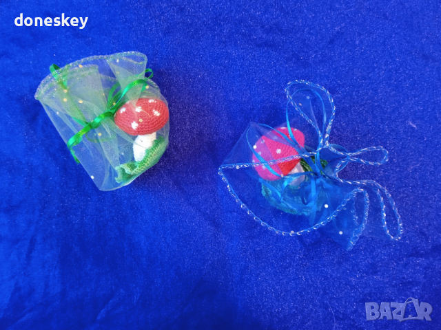 Гъбки от ръчно плетиво, снимка 2 - Ръчно изработени сувенири - 44732742