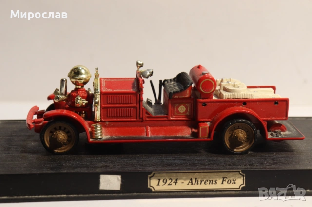 1:64 DEL PRADO??? РЕТРО ПОЖАРНА КОЛИЧКА МОДЕЛ КАМИОН, снимка 2 - Колекции - 53339130