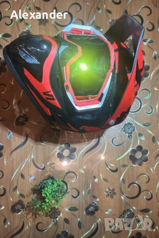 Каска FOX с очила 100%