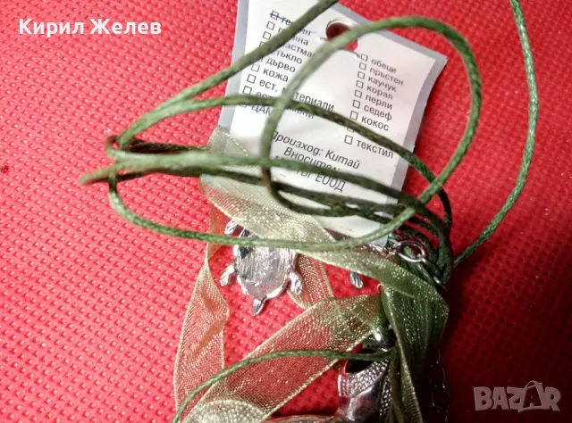 СРЕБРИСТ БИЖУТЕРИЕН ВИНТИДЖ АРТ КОМПЛЕК КОЛИЕ и ОБЕЦИ с КОСТЕНУРКИ 47365, снимка 11 - Бижутерийни комплекти - 47285625