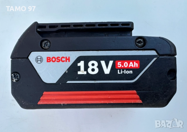 BOSCH GBA 18V 5.0Ah - Акумулаторна батерия 18V 5.0Ah AMP Share, снимка 2 - Други инструменти - 52968526