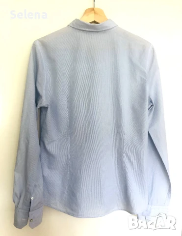 дамска синя риза ZARA, снимка 2 - Ризи - 50559299