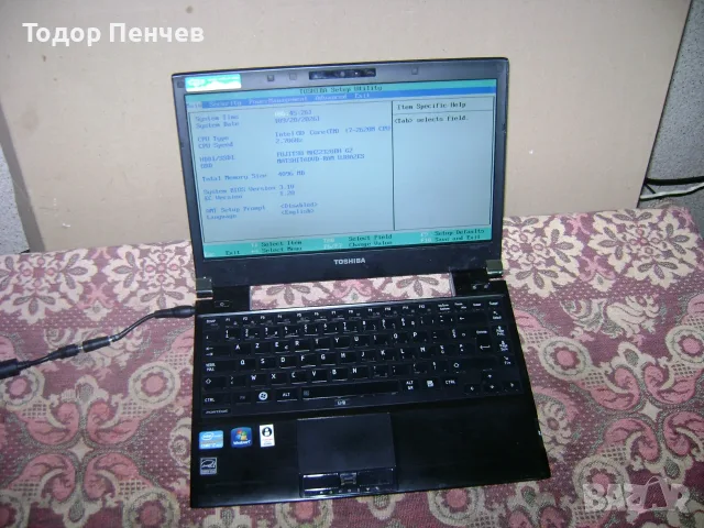Toshiba Portege R830 - Core i7, 4 GB RAM за части или ползване, снимка 2 - Части за лаптопи - 56149250