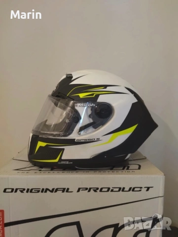  Нова каска Airoh GP550 S , снимка 2 - Аксесоари и консумативи - 53462981