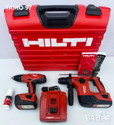 Hilti TE 4-A22 Акумулаторен перфоратор и Hilti SF 22-A Трискоростен винтоверт