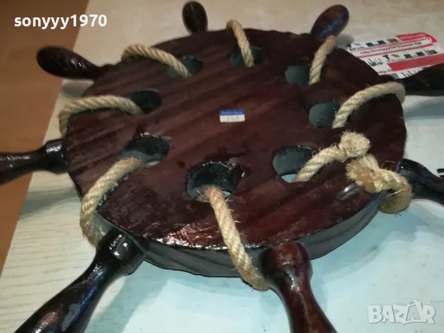 корабен рул барометър 42см от франция 0112241028, снимка 10 - Антикварни и старинни предмети - 48173097