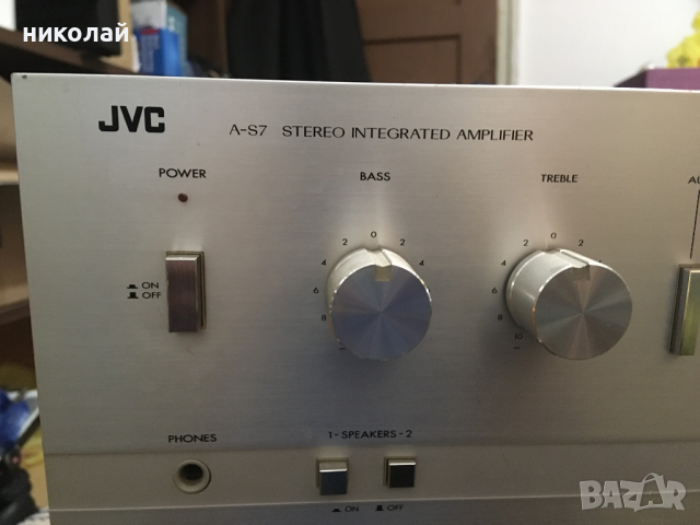 Усилвател JVC A-S7, снимка 2 - Ресийвъри, усилватели, смесителни пултове - 44698078