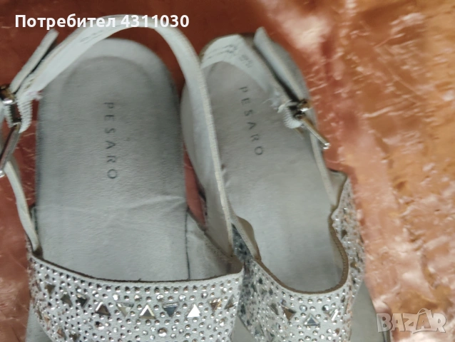 Дамски сандали Pesaro 42 номер, снимка 6 - Сандали - 53391257