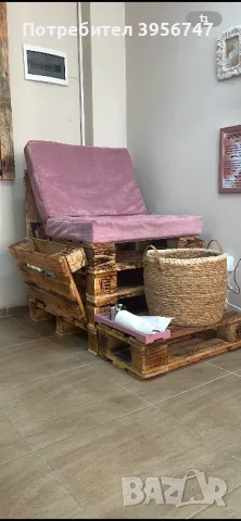 Продавам мебели от палети , снимка 1