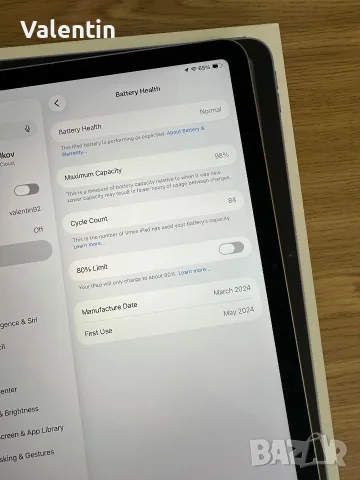 iPad Air M2 11 инча + Smart Folio, снимка 8 - Таблети - 55901825