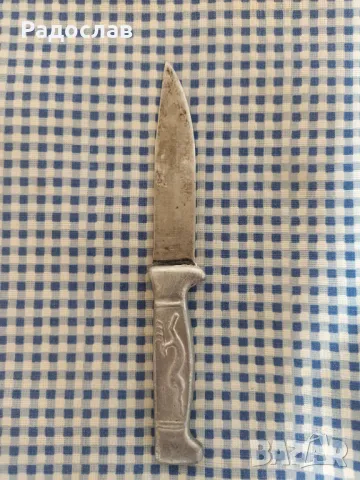 Български стар нож Елен, снимка 3 - Ножове - 49923304