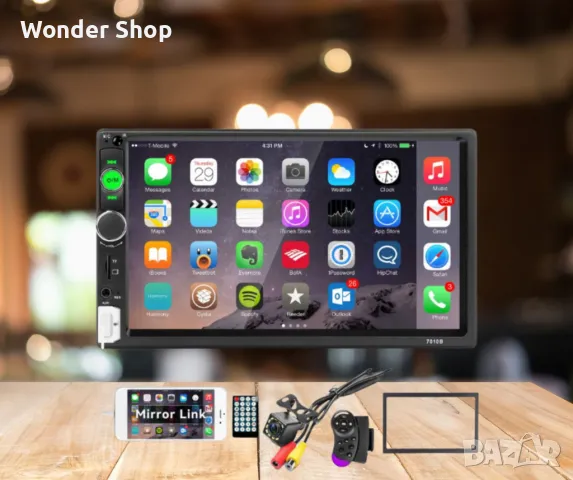 🚗 Авторадио за кола MirrorLink MP5-II 4062AI 🚗, снимка 4 - Аксесоари и консумативи - 47304384