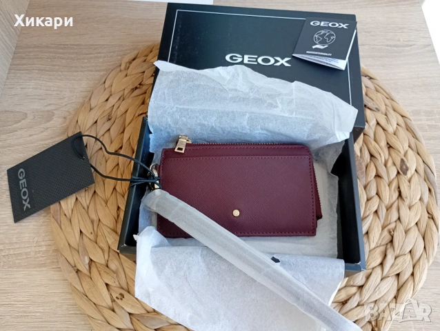 Оригинално дамско портмоне с калъф за карти Geox, снимка 12 - Портфейли, портмонета - 53809042