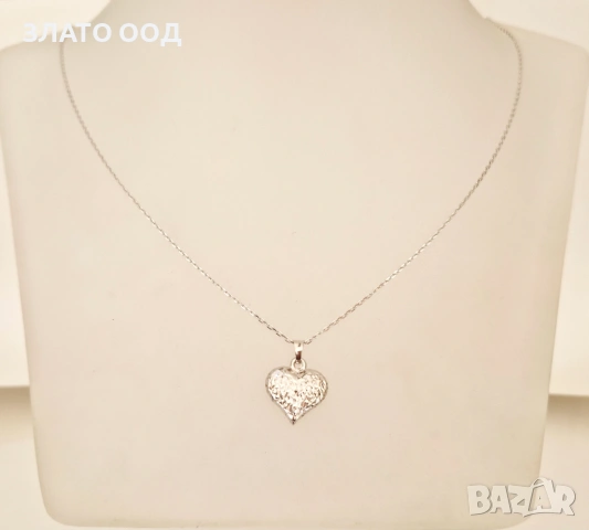 Златни колиета със сърца 14К, снимка 6 - Колиета, медальони, синджири - 53389777