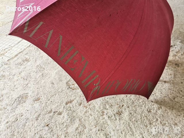 Оригинален винтидж чадър Armani, снимка 3 - Други ценни предмети - 41360592
