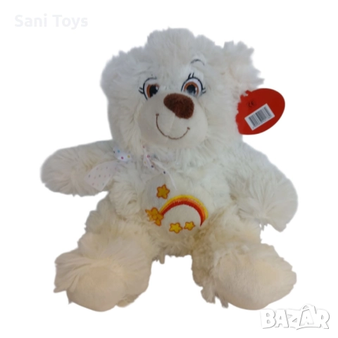 Мече с бродерия, 20 см, снимка 2 - Плюшени играчки - 51769754