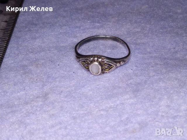 СТАР ПОСРЕБРЕН СКЪПОЦЕНЕН РЕТРО АРТ ПРЪСТЕН от БЛАГОРОДНА СТОМАНА 38598, снимка 6 - Антикварни и старинни предмети - 41638377