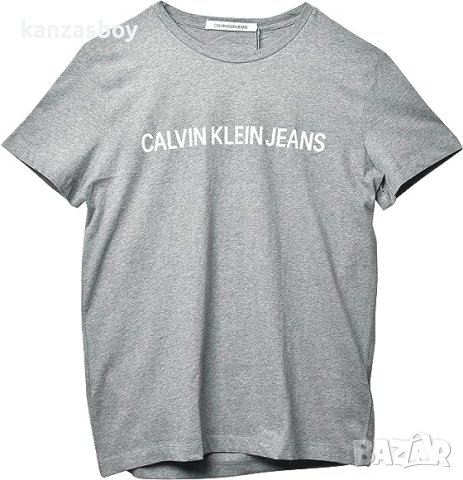 CALVIN KLEIN JEANS - страхотна мъжка тениска ХС, снимка 2 - Тениски - 41763676