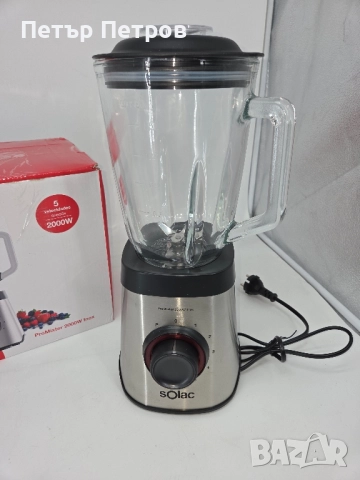 Чисто нов блендер Solac Pro Mixter 2000W., снимка 4 - Блендери - 52518796
