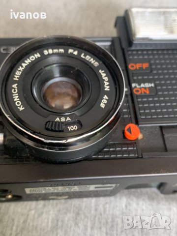 фотоапарат Konica C35 EFP, снимка 7 - Фотоапарати - 41844859